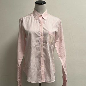 Brooks Brothers Pink cotton no iron button up shirt 10